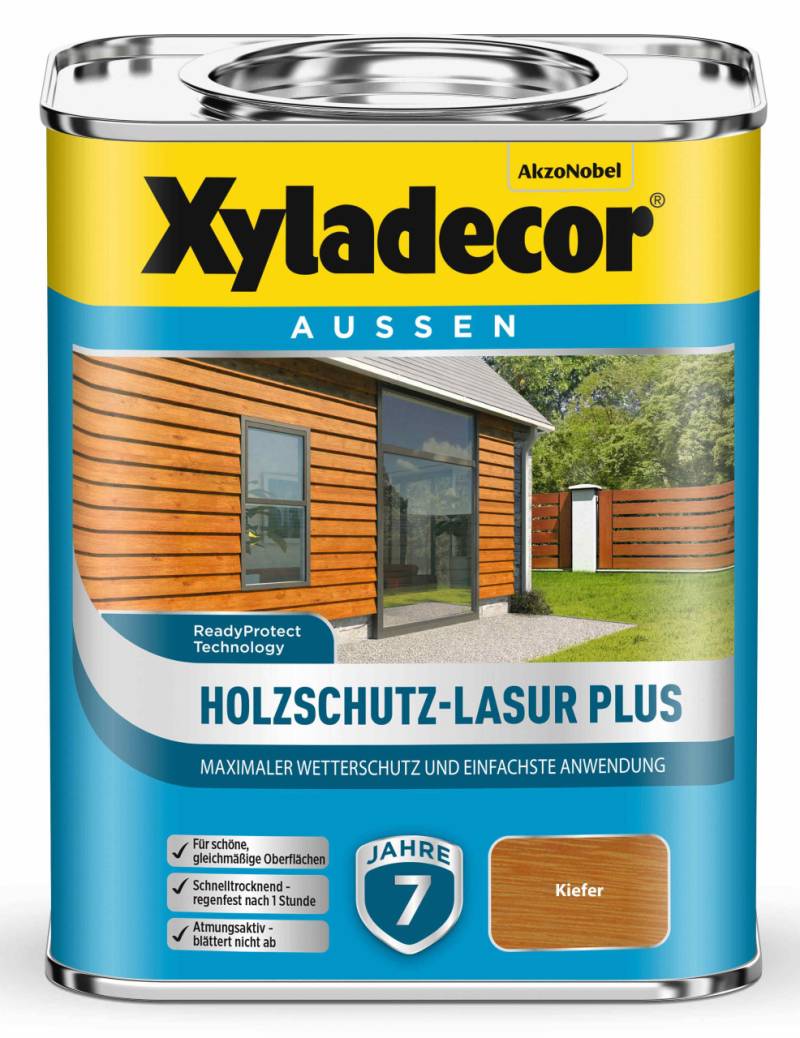 Xyladecor Holzschutz-Lasur 750 ml kiefer Plus von Xyladecor