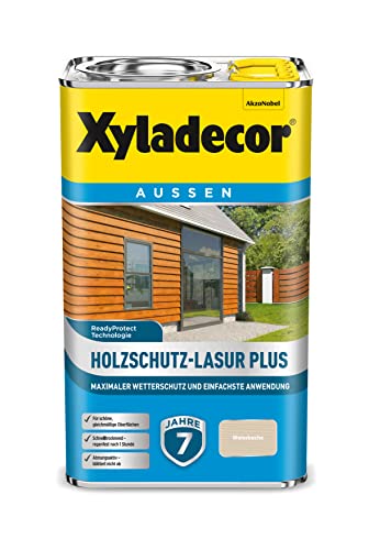 Xyladecor Holzschutz-Lasur Plus, 2,5 Liter, Weissbuche von Xyladecor