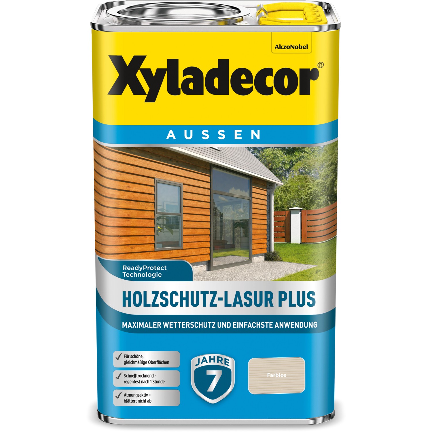 Xyladecor Holzschutz-Lasur Plus Farblos 2,5 l von Xyladecor