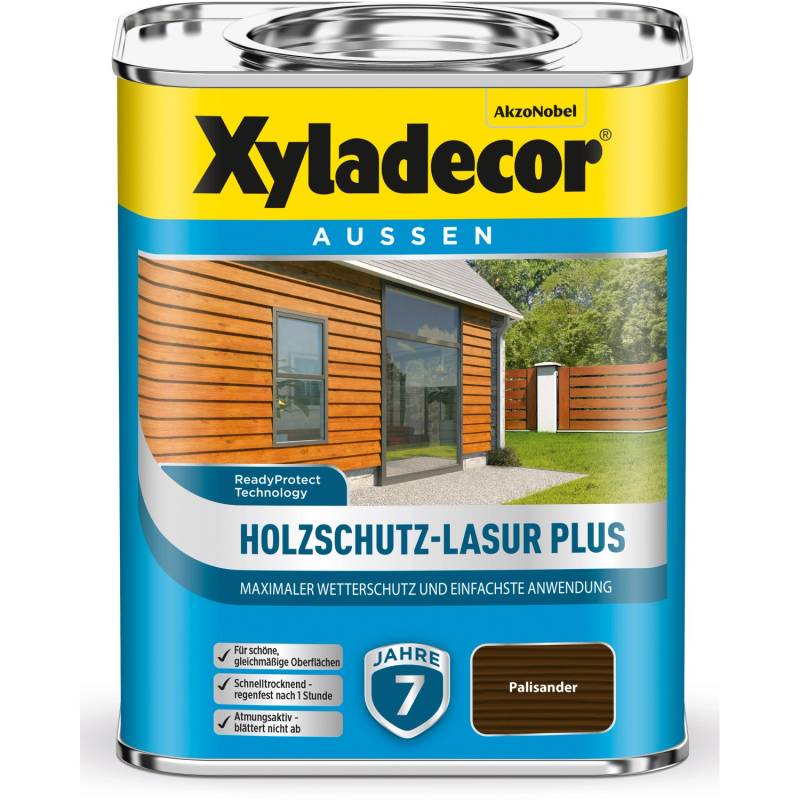 Xyladecor Holzschutz-Lasur Plus Palisander 0,75 l von Xyladecor
