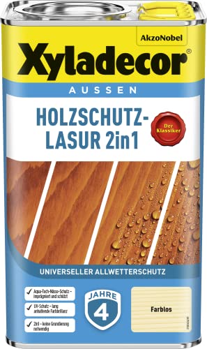 Xyladecor Holzschutzlasur 201 farblos 2,5 Liter von Xyladecor