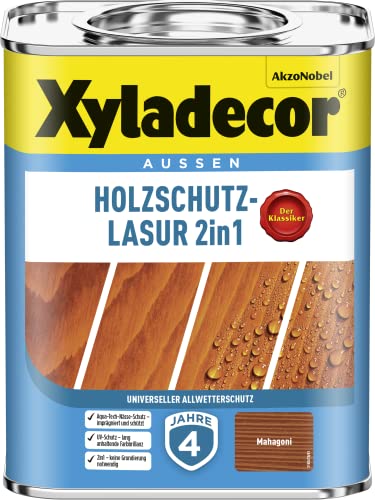 Xyladecor Holzschutzlasur 207 mahagoni 0,75 Liter von Xyladecor
