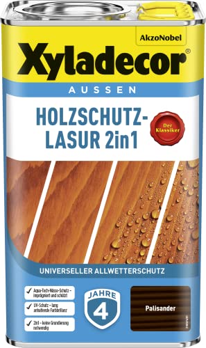 Xyladecor Holzschutzlasur 208 palisander 2,5 Liter von Xyladecor