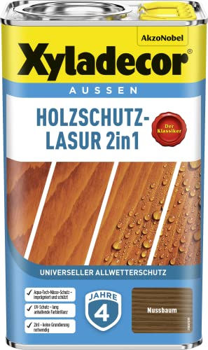 Xyladecor Holzschutzlasur 211 nussbaum 2,5 Liter von Xyladecor