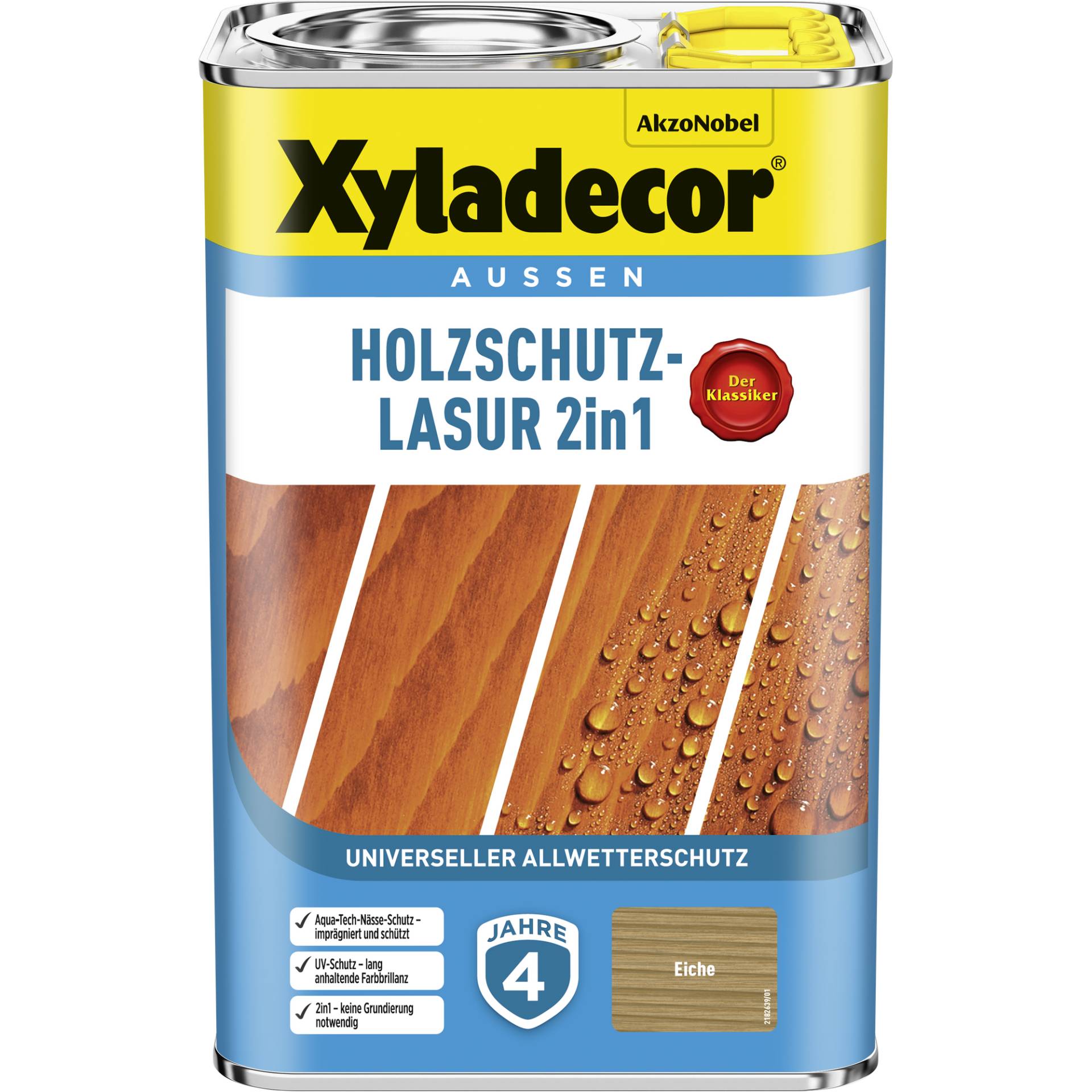 Xyladecor 2in1 Holzschutzlasur eichefarben 4 l Xyladecor 2in1 Holzschutzlasur eichefarben 4 l von Xyladecor