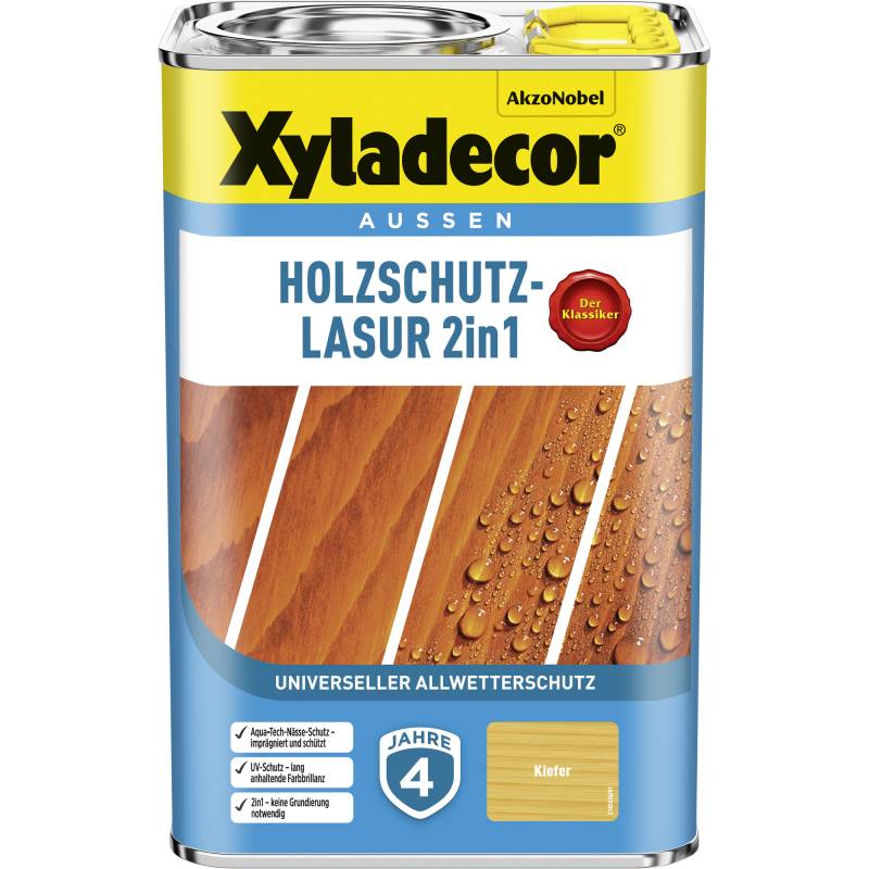 Xyladecor 2in1 Holzschutzlasur kieferfarben 4 l von Xyladecor