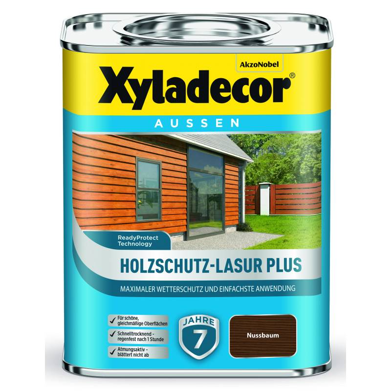 Xyladecor Holzschutzlasur nussbaumfarben 750 ml von Xyladecor