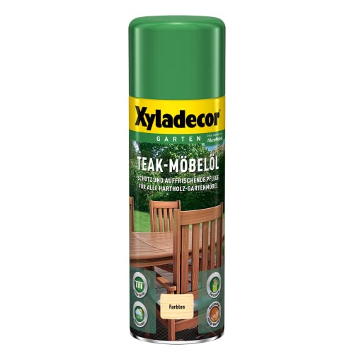Xyladecor Möbelöl Spray, teak, farblos, 500ml von Xyladecor
