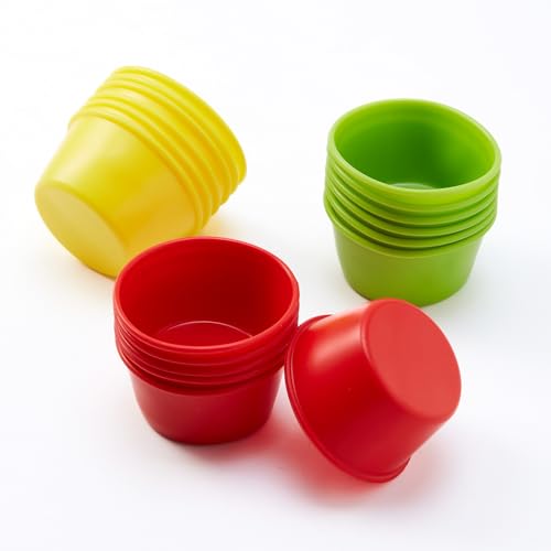 Puto Molder Filipino Silikon – 18 Stück Puto Form Becher für Dampfgarer Filipino, Kutsinta Molder Filipino zum Backen und Dämpfen, wiederverwendbare Silikon-Cupcake-Einlagen für Reiskuchen und von Xylarnoveth