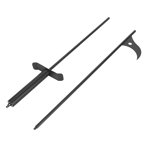 40 Inch Fire Poker | Rustproof Solid Steel Fireplace Poker for Fire Pit/Wood Stove/Camping | Indoor & Outdoor Use with Hook for Easy Storage von Xyntor