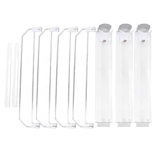 Automatic Drink Pusher Glide Shelf | Adjustable Divider & Speed Damper for Refrigerator/Supermarket/Vending Machine | Effortless Loading, Sturdy ABS, No Tools Required (White) von Xyntor
