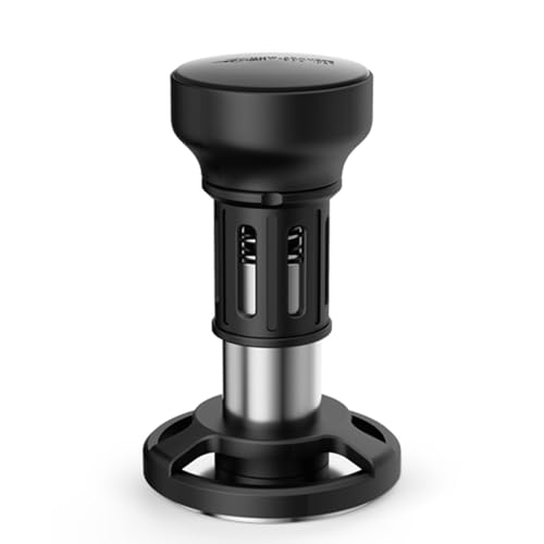 Coffee Tamper 58.5mm | 4 Spring System for Steady Pressure & Audible Feedback | Self Adjustable Depth Auto Reset Coffee Tamper with 304 Stainless Steel Base & Ergonomic Handle von Xyntor