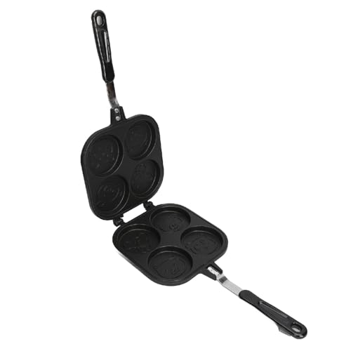 Double Sided Pancake Pan | Non Stick Aluminum Alloy for Waffles/Sandwiches/Eggs | Multifunctional Stovetop Cooker with Portable Design Double Sided Pancake Pan | Non Stick Aluminum Alloy for Waffles/Sandwiches/Eggs | Multifunctional Stovetop Cooker with Portable Design von Xyntor
