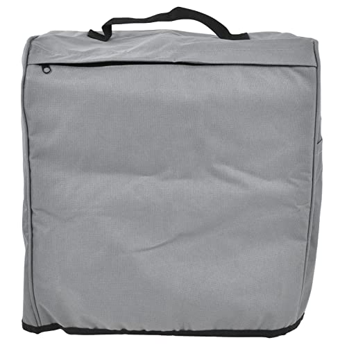 Grill Cover 600D Oxford Fabric | Weather - Proof & Sunlight Protective Particle Guard Protector | Barbecue Grill Cover with Zipped Pockets for Outdoor/Patio/Garden | Gray von Xyntor