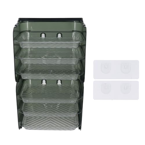 Kitchen Storage Rack | Wall Mounted Organizer Shelf for Vegetables/Meat/Pantry | Multilayer Countertop Space Saver, 17.6 lbs Capacity von Xyntor