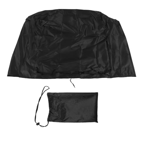 Outdoor Fireplace Cover | 420D Oxford Cloth Water & Particle Resilient | Wood Burning Fireplace Cover for Patio / Terrace / Garden | Black Universal Fit with Fastener & Adjustable Outdoor Fireplace Cover | 420D Oxford Cloth Water & Particle Resilient | Wood Burning Fireplace Cover for Patio / Terrace / Garden | Black Universal Fit with Fastener & Adjustable von Xyntor