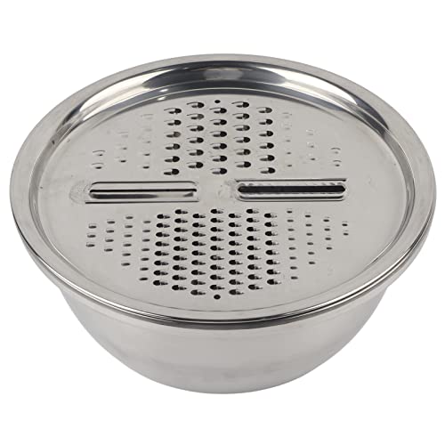 Stainless Steel Kitchen Grater Set with Bowl | 4 - in - 1 Multi - Function Grater/Strainer/Washer/Cooker | 2000ML Large Capacity for Vegetables & Food Prep Stainless Steel Kitchen Grater Set with Bowl | 4 - in - 1 Multi - Function Grater/Strainer/Washer/Cooker | 2000ML Large Capacity for Vegetables & Food Prep von Xyntor