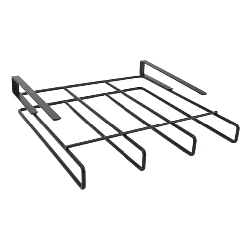 Under Cabinet Hanging Rack | Strong Carbon Steel Organizer for Kitchen Pot Lid/Chopping Board/Cookware | Space Saving Storage Solution with No Drill Installation Under Cabinet Hanging Rack | Strong Carbon Steel Organizer for Kitchen Pot Lid/Chopping Board/Cookware | Space Saving Storage Solution with No Drill Installation von Xyntor