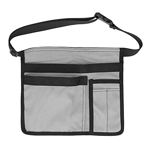 Unilaterale Taille -Werkzeugtasche | Robustes Oxford -Stoff mit Multi -Taschenorganisator | Verstellbares Werkzeugschürze für Garten/Workshop/Hausreparatur | Leichtgewicht & (Gray) von Xyntor