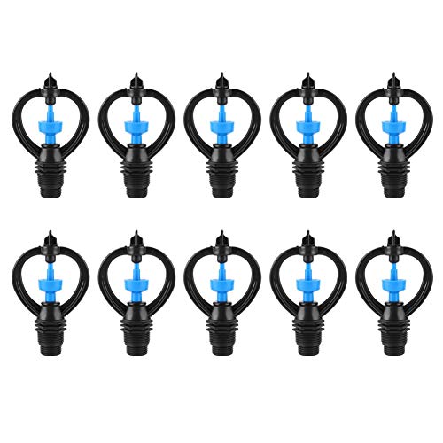 Xyntor 360 Grad Gartensprinklerdüse 10 Pack | G1 / 2 Zoll männlicher Faden Rasen Wassersprühkopf | für Bewässerungssystem/Gewächshaus/Gemüsegarten Xyntor 360 Grad Gartensprinklerdüse 10 Pack | G1 / 2 Zoll männlicher Faden Rasen Wassersprühkopf | für Bewässerungssystem/Gewächshaus/Gemüsegarten von Xyntor