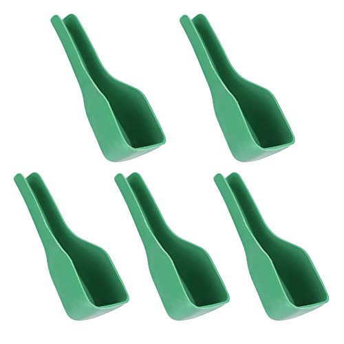 Xyntor Bird Feeder Löffel 5 Pack | Plastikfutter Scoop für Vogelkäfig- und Wildvogelfutterhäuschen | Einfache Füllung von Vogelfuttermitteln für Papageien/Finken/Kanarien | von Xyntor