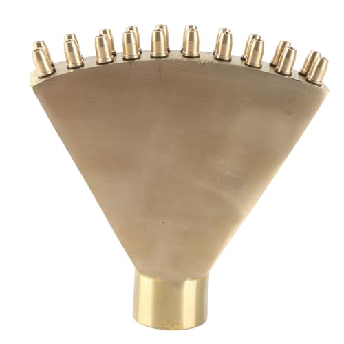 Xyntor Brass Fountain Sprinkler | G1in Female Thread Adjustable Scattering Nozzle | Landscape Water Sprayer for Garden/Pond/Outdoor Decor von Xyntor