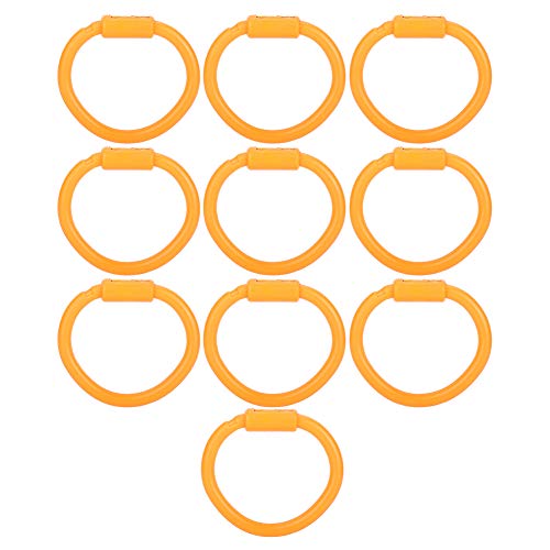 Xyntor Bull Nose Rings for Cattle | 10Pcs Nylon Livestock Nose Rings | Robust Farm Animal Equipment | Simple Installation with Bull Nose Pliers von Xyntor