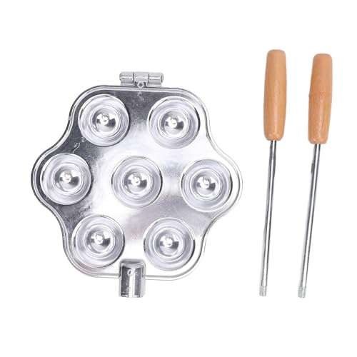 Xyntor Egg Tart Pan 7 Hole | Aluminum Alloy Baking Tray with Handle for Small Pie/Pudding/Cupcake | Non - Stick Tart Form for Muffin Tartlet Xyntor Egg Tart Pan 7 Hole | Aluminum Alloy Baking Tray with Handle for Small Pie/Pudding/Cupcake | Non - Stick Tart Form for Muffin Tartlet von Xyntor