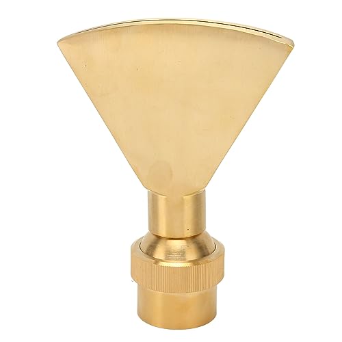 Xyntor Fanform Fountain Düse | Einstellbare Messing -Sprinklerkopf 0-180 ° für Gartenteiche/Museen | Wasser sparende Bewässerungsdüse mit Universaladapter von Xyntor