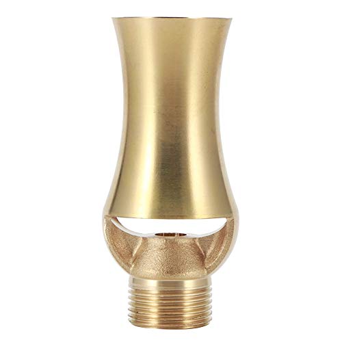 Xyntor Fountain Nozzle Sprinkler Head G1 / 2 Female G3 / 4 Male Thread | Adjustable Landscape Spray for Pool/Garden/Yard | Copper Water Fountain Nozzle, 1-4M Height von Xyntor