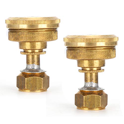 Xyntor G1 / 4in Hochdruckspray -Düse 2PCs | Einstellbare Kupferdüse für die Erntebewässerung/Pflanzenschutzsprühen/Gartenwässerung | Weibliche Thread einfache Installation von Xyntor