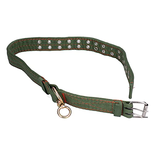 Xyntor Kuhhalsband für Rinder |Verstellbarer Halsriemen aus Canvas mit zweireihigen Löchern |Robustes Viehhalsband zum Transportieren/Füttern/Sichern (Small (13x15cm, Need 3 3A Battery)) von Xyntor