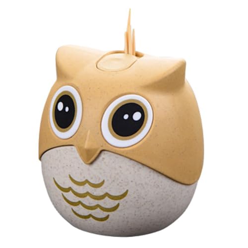 Xyntor Owl Toothpick Holder | Cute Cartoon Container for Home / Hotel / Office | Wheat Straw & PP Material, Decorative & Portable Toothpick Case Xyntor Owl Toothpick Holder | Cute Cartoon Container for Home / Hotel / Office | Wheat Straw & PP Material, Decorative & Portable Toothpick Case von Xyntor