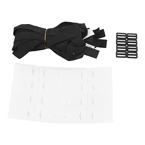 Xyntor Solar Cover Reel Attachment Kit 8 Sets | Pool Roller Strap Replacement with Buckles & Cord Plates | Sun - Proof for Indoor/Outdoor Swimming Pools | Easy Snap Installation von Xyntor