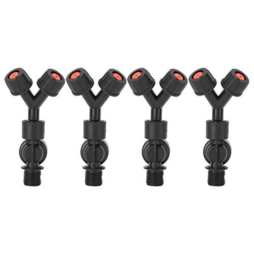 Xyntor Sprühdüsenset von 4 | G3 / 8 DN10 Dual Düse Tropf - Proof Design | Wasser - Bewässerung für Gärten/Pflanzen/Gewächshäuser sparen | Landwirtschaftliche Elektro -Rucksack von Xyntor