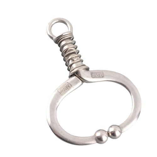Xyntor Stainless Steel Cattle Nose Ring with Spring | No - Pierce Installation for Painless Use | Bull Cow Nose Clamp for Farm Breeding/Dairy Cows/Bulls | Strong Non - Corrosive (Medium W Spring Bull von Xyntor