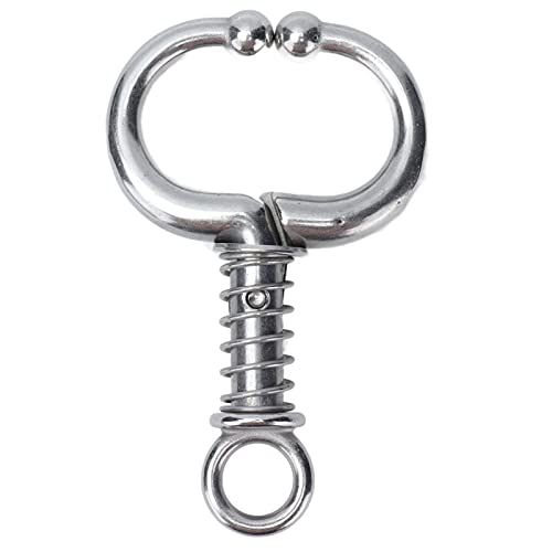 Xyntor Stainless Steel Cattle Nose Ring with Spring | No - Pierce Installation for Painless Use | Bull Cow Nose Clamp for Farm Breeding/Dairy Cows/Bulls | Strong Non - Corrosive (Small W Spring Bull Xyntor Stainless Steel Cattle Nose Ring with Spring | No - Pierce Installation for Painless Use | Bull Cow Nose Clamp for Farm Breeding/Dairy Cows/Bulls | Strong Non - Corrosive (Small W Spring Bull von Xyntor