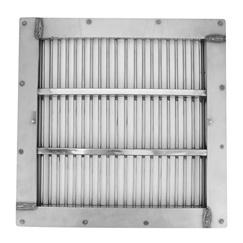 Xyntor Stainless Steel Pool Drain Cover | Suction - Blocking Square Grate Plate for Swimming Pools/Spas/Saunas | 32x32cm Enduring Floor Drain Replacement von Xyntor