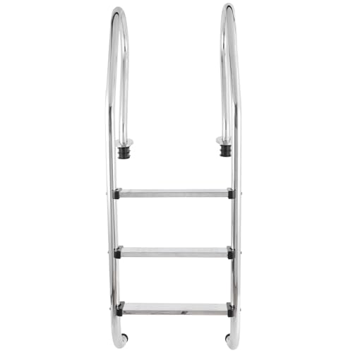 Xyntor Swimming Pool Ladder 3 Step | 304 Stainless Steel Textured Pedal | Protection from Oxidation Ladder for Inground Pools/Outdoor Pools | Easy Installation von Xyntor