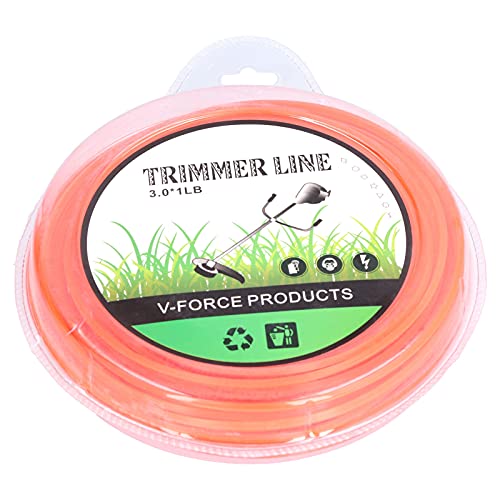 Xyntor Trimmer Line Replacement | High Flexibility Nylon String for Lawn Mowers/Grass Trimmers/Edgers | Abrasion Resilient & Easy to Install | 1.0LB Spool (Red 3.0 Square) von Xyntor
