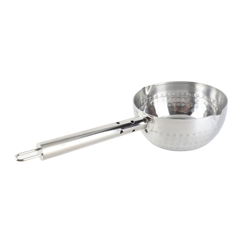 Yukihira Saucepan | Aluminum Alloy Fast Heating Nonstick Pot | Japanese Snow Pan for Soup/Noodles/Milk | Stainless Steel Handle, Easy Care (7.1in Opening(for Open Fire)) von Xyntor