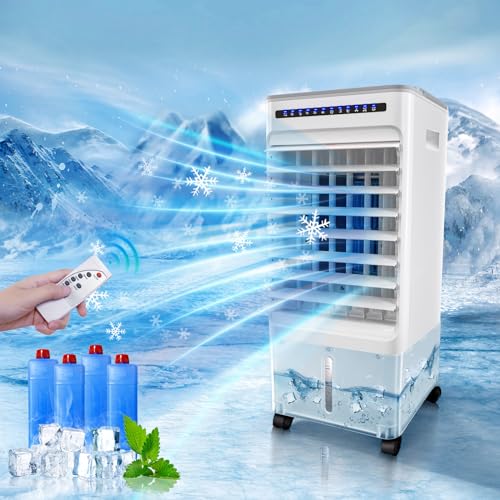 Swamp Cooler Klimagerät, 4 in 1 Verdunstungsluftkühler AC Kein Fenster Kein Auspuff Swamp Cooler Klimagerät, 4 in 1 Verdunstungsluftkühler AC Kein Fenster Kein Auspuff von Xynzzeu