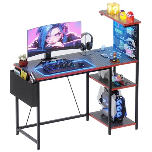 Xyphren Computer-Seitenablage, Schreibtisch, 120 cm, Schwarz von Xyphren