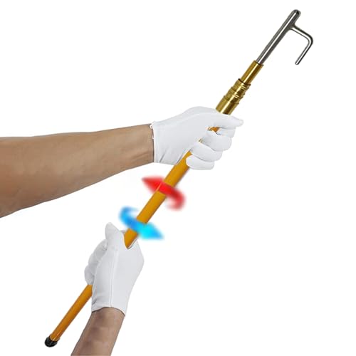 Bootshaken, einziehbarer Fiberglas-Boot-Haken, austauschbare robuste Bootstangen, Verriegelung und Entriegelung, ultimative Bootstange/Festmacher Haken mit Schraubende (110–320 cm) von Xyrona