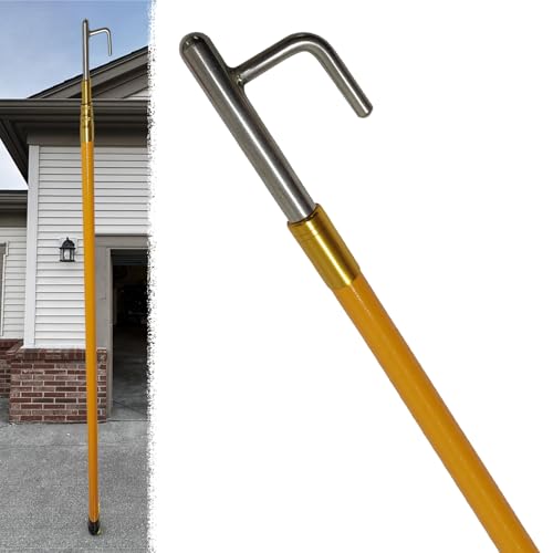 Bootshaken 1–10 m Extra Langer Bootshaken, Lockvogel-Retrieverstange mit Teleskop-Verlängerungsstange, Verriegelungs- und Entriegelungsstangen Ohne Installation(1.3-8m/4.3ft-26.2ft) von Xyrona
