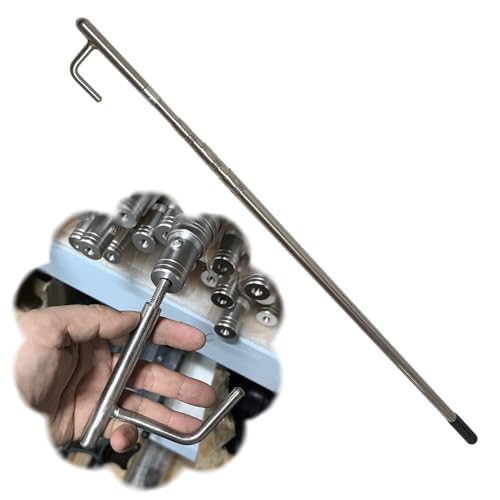 Bootshaken Bootsanlegestange mit Austauschbarem Haken, Verstellbare, Platzsparende Bootshaken aus Edelstahl, Professionelle Anlegestange für Salz- und Süßwasser(190-920cm/75"-362") von Xyrona