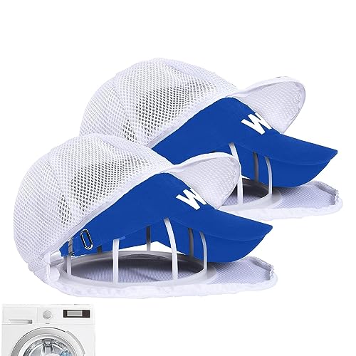 Xzbling Basecap Waschgestell, 2 Stück Cap Washer Für Baseballmützen, Cap Waschmaschinen Form Für Basecap, Hat Cleaning Assistant Für Waschmaschine Oder Geschirrspüler von Xzbling