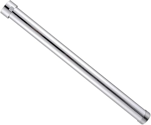 30,5 cm Duschverlängerungsrohr, Handbrause, Kopfverlängerung, rundes verchromtes Messingrohr, Badezimmerzubehör (Chrom) von XzhixiangKing