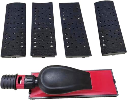 Handschleifblock, 70 mm x 198 mm, Handstaubabsaugung, Schleifschwamm, staubfrei, mit Griff von XzhixiangKing