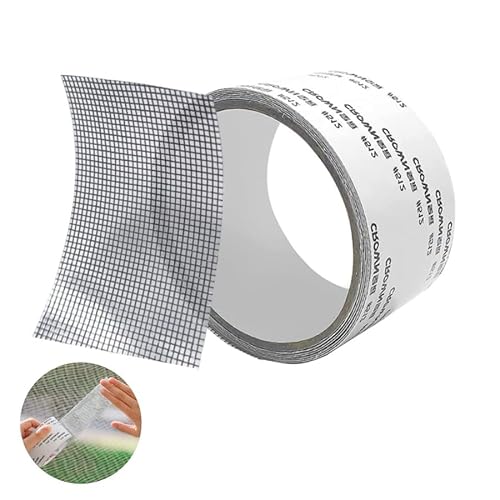 Y-Nut Fliegengitter Reparatur Set, Reparatur Klebeband mit Wasserdicht & Selbstklebend Glasfaser Reparatur für Fenster Tür Loch von Insektenschutz Fliegenvorhang 10x200cm von Y-Nut